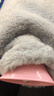 ⭐加厚防爆⭐热水袋 注水式暖手宝 暖腰暖被窝毛绒可拆洗暖水袋 灰色仿兔绒外套+内胆 1000ML-中号暖手 实拍图