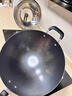 苏泊尔（SUPOR）圆底炒锅 老式尖底铁锅 家用无涂层真不锈爆炒铁锅明火燃气灶专用 圆底 34cm 实拍图