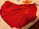 欧迪芬女士内裤蕾丝棉质无痕本命年三角裤吸汗透气女式送女友礼物XK8A20 实拍图
