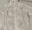 优衣库女装男装长绒摇粒绒拉链茄克/长袖外套夹克冬新款479611 01 乳白色 L 实拍图