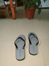 LURAD 人字拖男士夏季时尚沙滩外穿凉拖鞋 灰色 45-46 实拍图