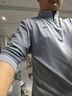 斯凯奇（Skechers）长袖男士修身半开领运动卫裤保暖休闲打底衫P425M143 实拍图