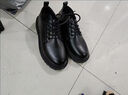 回力新款春季皮鞋男士牛皮可选商务正装男鞋耐磨 黑色 41 实拍图
