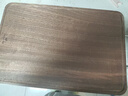 双枪乌金檀木整木菜板 百年龄砧板家用切菜案板抗菌实木菜板50*33*2.5 实拍图