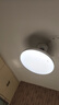 欧普照明（OPPLE）风扇灯吊扇灯24瓦LED照明低噪音餐厅卧室吊灯灯具包安装 冰风白 实拍图