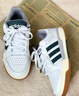adidas ENTRAP美式校园风运动少年感复古篮球风板鞋男女阿迪达斯   白色/蓝色   42.5 实拍图