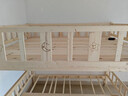 筱环上下床实木上下铺儿童床男孩女孩高低床成人双层床子母床 上下床 爬梯款单床【热卖促销款】 上铺宽160下铺宽180-全实木 实拍图