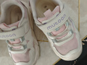 牧童学步鞋男春秋小童闪灯机能鞋女童轻便软底宝宝鞋 海棠粉/网面 27 实拍图
