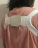 聚福星 贝贝佳驼背矫正带超薄内穿隐形无痕成人学生儿童男士女士纠正坐姿矫带夏季透气 白色 加大码（体重121-170斤） 实拍图