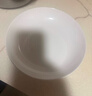 瓷侠客盘子菜盘家用白色骨瓷餐具碟子陶瓷餐盘套装骨碟饺子盘深盘饭盘 8英寸常用菜盘（4个装） 20.6cm 实拍图