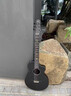 娜塔莎（NATASHA）民谣吉他太阳系小行星男女生加振电箱民谣初学者入门生日礼物 小行星38寸星际黑 原声款 实拍图