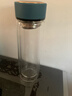 富光男女士双层玻璃杯 高硼硅玻璃304茶隔水杯子 带茶隔泡茶杯400ml 实拍图