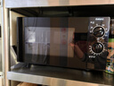 格兰仕（Galanz）微波炉烤箱一体机 平板式不锈钢内胆23升大容量家用光波炉机械旋钮操作简单G80F23SP-M8(S0) 实拍图