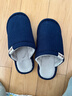回力日系柔软情侣棉拖秋冬家居室内保暖棉鞋男款HL0006蓝色40-41码 实拍图