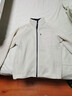 优衣库男装针织摇粒绒拉链茄克/长袖外套廓系夹克25秋冬479863 01 乳白色 L /175/100A 实拍图