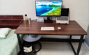 雅美乐电脑桌台式 办公桌书桌学习桌子工作台 家用卧室出租屋电竞长条桌 实拍图