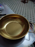 网红海鲜金锅不锈钢韩式锅双耳汤网红泡面金色加厚耐用加固小干锅 金色 20cm 实拍图