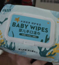珂莱藻堂婴儿湿纸巾新生宝宝手口屁翻盖湿巾化妆棉 厚款 80抽 实拍图
