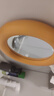 宜家（IKEA）【新品】胡姆勒霍儿童刷牙杯计时器浴室吸盘式挂钩洗漱收纳浴室镜 橙色带吸盘镜子 实拍图