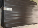 汉客行李箱男拉杆箱女旅行箱69升大容量24英寸墨玉黑镇店前侧开盖铝框 实拍图