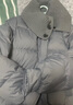 三彩【防水易打理】独醒2025冬季新款短款羽绒服90白鸭绒面包服F 大象灰 S 155/80A 实拍图