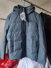 雪中飞鹅绒羽绒服男士短款脱卸帽加厚保暖休闲商务秋冬外套男装170 实拍图