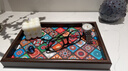波西米亚风托盘茶盘异域客厅桌面水杯首饰玄关家用木质皮革收纳盘 波西米亚【托盘20*30】超实惠 实拍图