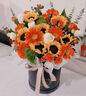 冉子花坊鲜花速递同城配送向日葵混搭抱抱桶玫瑰送女友爱人生日礼物真鲜花 抱抱桶混搭 实拍图
