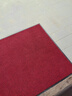 新款入户门垫家用玄关蹭土脚垫子大门口红色喜庆地垫进门防滑地毯 深红-无字 120*180cm【大门门口热销尺寸】 实拍图