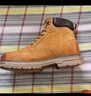 骆驼（CAMEL）王俊凯同款马丁靴高帮秋户外工装大黄靴男 GE122W7757T 金黄 41 实拍图