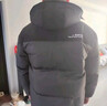 鸭鸭【高充绒203g】羽绒服男短款加厚冬季新款极寒保暖面包服撞色外套 灰色 XL (180) 实拍图