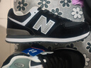 新百伦男鞋官方秋冬季运动鞋子女鞋休闲情侣N字574阿甘复古登山慢跑步鞋 574黑色升级版 升级版 42 实拍图