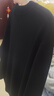 京东京造【可机洗羊毛衫】毛衣针织衫男25秋冬新款外套圆领 黑色 XL 实拍图