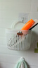 简约置物篮多功能置物筐小挂篮置物架浴室吊篮卫生间床边壁挂式收 收纳篮白色3个 实拍图