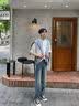 森马（Semir）森柔牛仔|牛仔裤男士春秋长裤2026新款宽松直筒长裤子复古水洗裤 实拍图