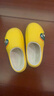 儿童棉拖鞋秋冬爆款加绒保暖毛毛鞋男女童防滑室内居家棉鞋 黄色 34.5 内长21.5cm 实拍图