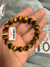 石玥珠宝精品10mm天然黄虎眼石手串虎睛石转运珠手链男女士款 水晶玛瑙  实拍图