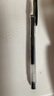 uni三菱【热门商品】 uni-ball UM-100黑色中性笔0.5mm黑笔签字笔商务学生考试专用水性笔套装 5支 实拍图