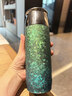 飞剑（feijian）纯钛保温杯高档焖茶杯茶水分离户外泡茶水杯商务办公礼品钛杯定制 远黛青390ml 实拍图