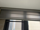 美尔耐 防水柔纱卷帘百叶窗卫生间浴室厨房厕所遮光遮阳免打孔带窗帘盒 8000-免打孔防水灰色 1平方米 实拍图