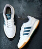 adidas ENTRAP美式校园风运动少年感复古篮球风板鞋男女阿迪达斯   白色/蓝色   40 实拍图