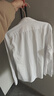 帕托瓦衬衫男长袖纯色商务职业正装白衬衫工装男装衬衣男CS108 白色 3XL 实拍图