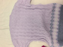 多妙屋女童毛衣儿童打底衫大童加厚女孩秋冬洋气童装 11985香芋紫 160  实拍图