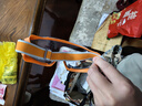 TA护目镜防雾防风沙防花粉尘可套近视眼镜全密封防尘骑车防护眼镜出行旅游滑雪登山 1副装橙色 实拍图