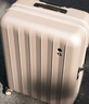 爱可乐（Echolac）万向轮行李箱旅行箱密码箱防刮旅游扩容箱登机箱PC232拿铁棕20吋 实拍图