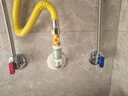 九牧（JOMOO）黄铜球阀全开大流量三角阀燃气热水器水阀加厚球阀套装02106 实拍图