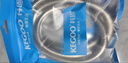 科固（KEGOO）花洒软管加密防爆双铜头4分淋浴喷头连接进水管不锈钢1.5米 K5076 实拍图