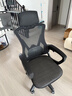 锦汐 电脑椅家用办公椅子靠背人体工学椅学习转椅老板座椅游戏电竞椅 【后躺+乳胶+4级气杆】黑框黑网 实拍图