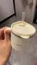 LUSN儿童牛奶杯刻度家用敞口316L不锈钢宝宝吸管杯学饮杯喝水杯子 316L牛奶杯【里瑟米】带盖赠吸管 实拍图