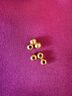 金小貅黄金转运珠古法足金999小金珠重版加厚金珠投资金攒金DIY配件手串 1g,4mm古法珠重版5颗 实拍图